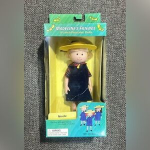 Brand New Vintage Madeline and Friends Nicole 8.5" Posable Doll Eden 1998